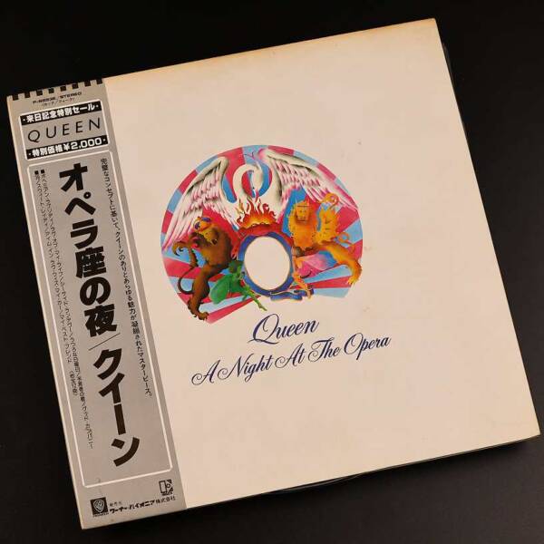 Vinyl Queen - A Night At The Opera (Винил, Япония, Разворотный конверт, Оби)